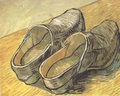 A pair of wooden Clogs (nn04), Vincent Van Gogh